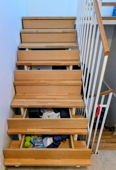 5 integrierte Schubladen